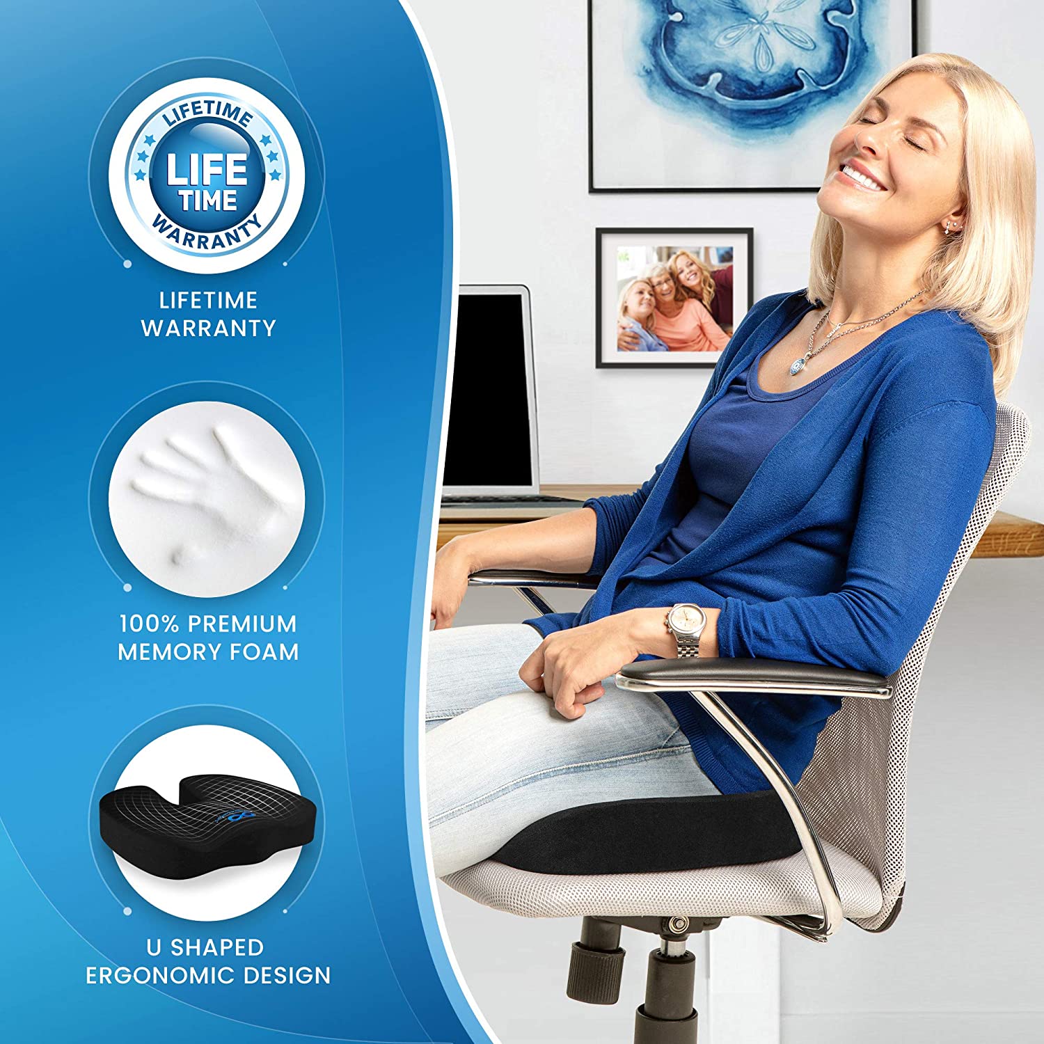 Top 10 Best Orthopedic Seat Cushion for Pressure Relief in 2021 Reviews
